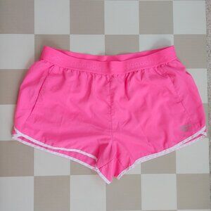 REEBOK Neon Pink Running Shorts - Size Large